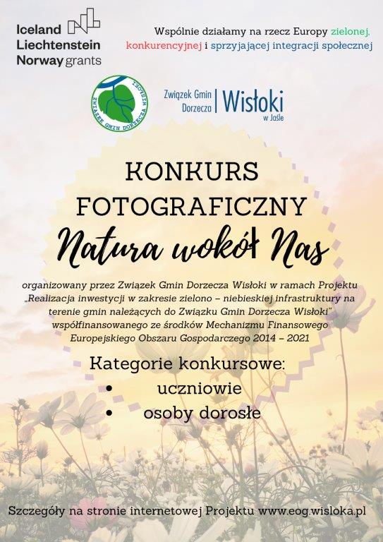 Plakat o konkursie fotograficznym 