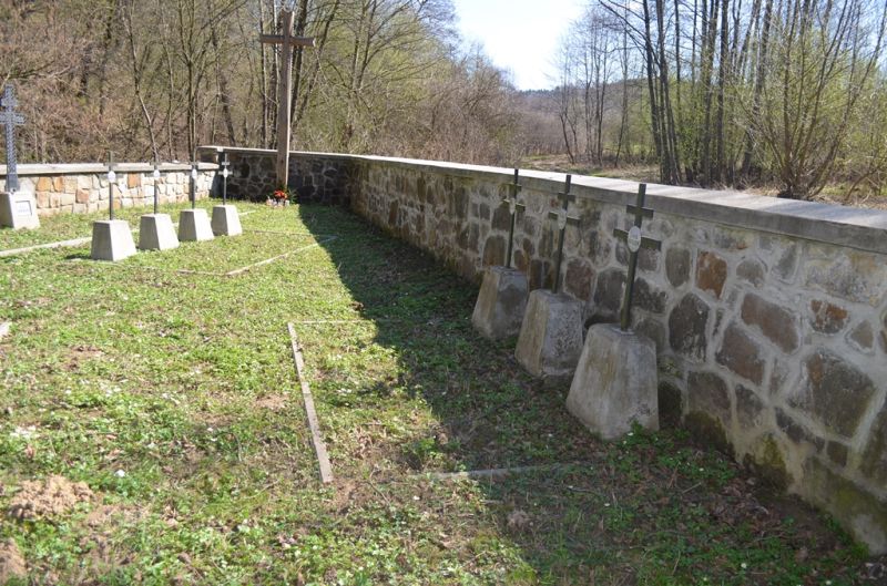 Cmentarz z I wojny Za Skałą Dudkiewicza w Kołaczycach