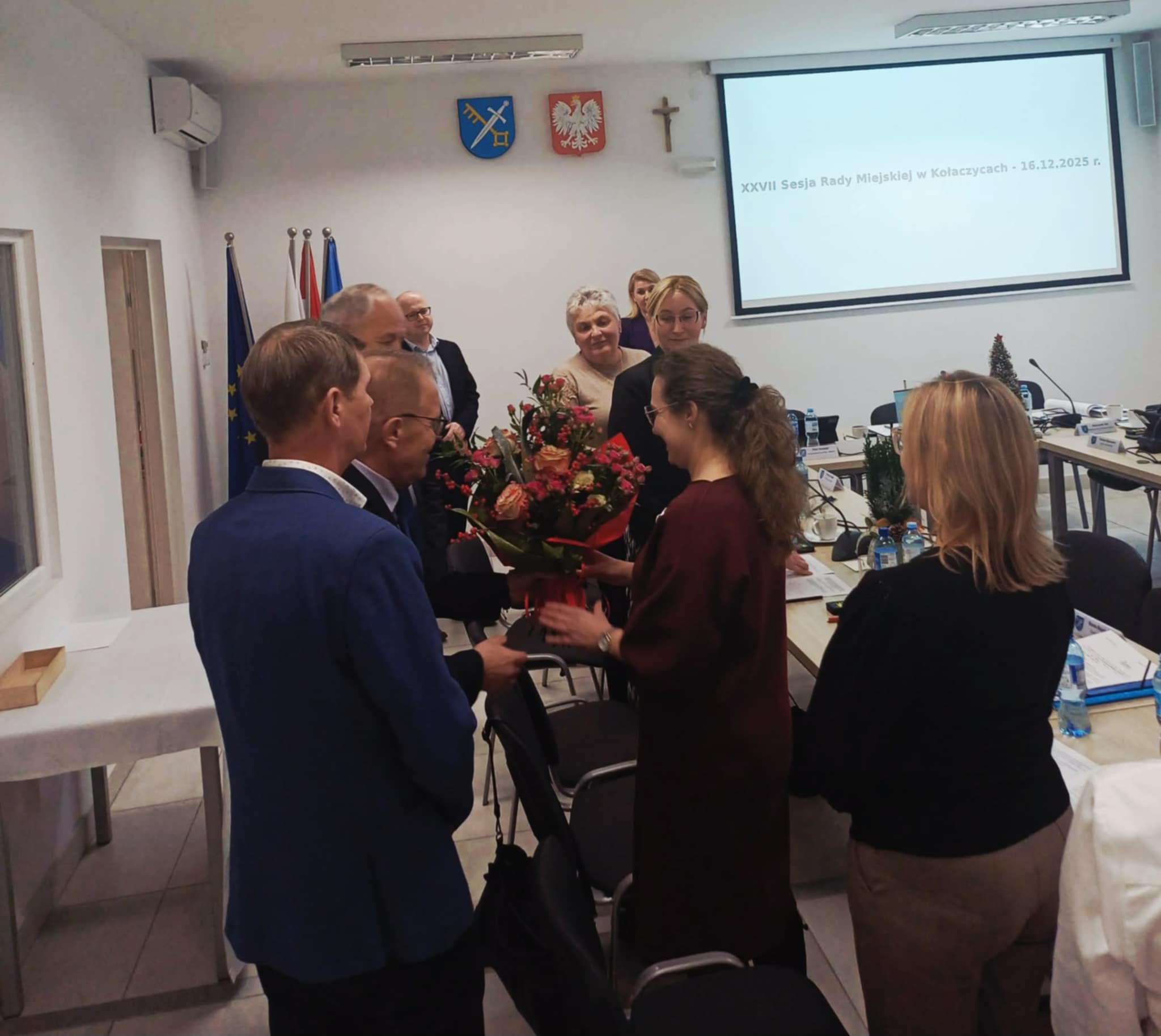 Spotkanie na XXVII Sesji Rady Miejskiej w Kołaczycach