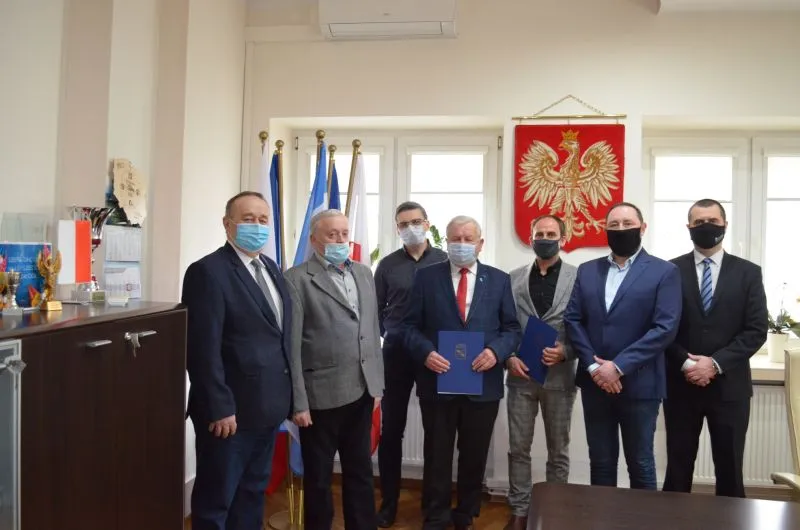 Podpisanie umowy na Budowę przedszkola Gminnego w Kołaczycach